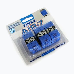 Squash ütőmarkolatok Karakal Air 7 Overwrap Grip 6 pack blue (Air 7 Overwrap Grip KA60483) kép