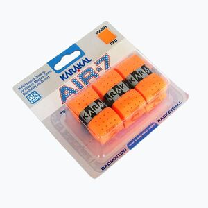 Squash ütőmarkolatok Karakal Air 7 Overwrap Grip 6 pack orange (Air 7 Overwrap Grip KA60482) kép