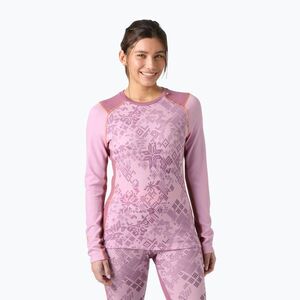 Női Termoaktiv pulóver Helly Hansen Lifa Merino Midweight Gra cherry blossom new nordic (Lifa Merino Midweight Graphic Crew 49379_052) kép
