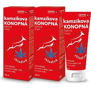 Cemio Kamzík hűsítő kenderbalzsam 2× 200ml kép