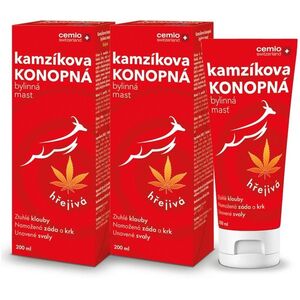 Cemio Kamzíkova konopná mast hřejivá 2 × 200 ml kép