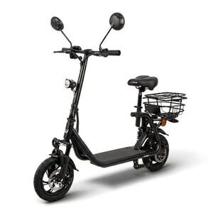 Elektromos roller W-TEC Billar III 500W 12", összecsukható kialakítás, 30 km-es hatótávolság, jóváhagyással rendelkező hátsó világítás kép
