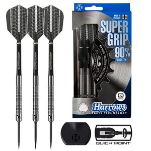 dart szett Harrows steel Supergrip 90% Quick Point, 30g kép