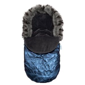 NEW BABY SACK Bundazsák műszőrmével, kék, méret kép