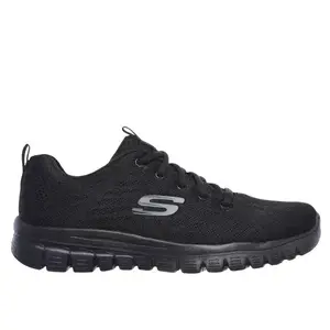 Skechers GRACEFUL Női szabadidőcipő, fekete, méret kép
