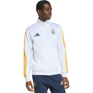 adidas REAL MADRID CF DNA TT Férfi pulóver, fehér, méret kép