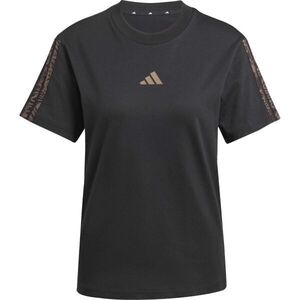 adidas EMBROIDERED T-SHIRT Női póló, fekete, méret kép