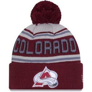 New Era COLORADO AVALANCHE BEANIE Téli sapka, bordó, méret UNI kép