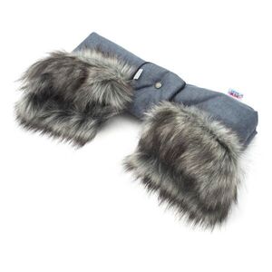 NEW BABY KÉZMELEGÍTŐ 2in1 Kézmelegítő a babakocsira, kék, méret kép