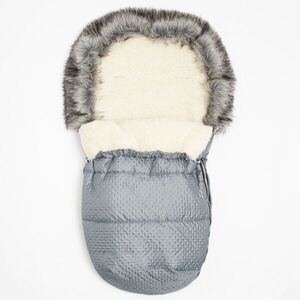 NEW BABY LUX WOOL Téli bundazsák, sötétszürke, méret kép
