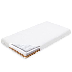 NEW BABY STANDARD 120 x 60 x 11 CM BUCKWHEAT-FOAM Gyerek matrac, fehér, méret kép