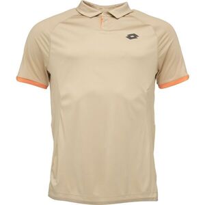Lotto TECH II D2 POLO SHIRT Férfi galléros teniszpóló, barna, méret kép