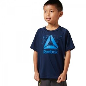 Reebok BOYS ESSENTIALS POLYESTER T-SHIRT Gyerek póló, sötétkék, méret kép