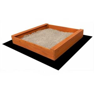BABY MIX SANDBOX Homokozó fából készült padokkal, bézs, méret kép