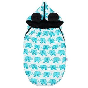 NEW BABY FUSAK Luxus bundazsák, türkiz, méret kép