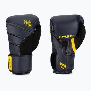 Hayabusa T3 tengerészkék/sárga bokszkesztyű (T3 T310G-NY) kép
