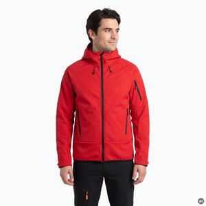 Férfi túrasweatshirt KADVA Arix WP 5K/3K softshell hibrid piros (Arix KDV-B6AP633-RED) kép