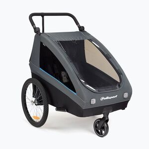 Kerékpár utánfutó Polisport Kids Trailer&Stroller black/grey (Kids Trailer&Stroller PR 8615100001) kép