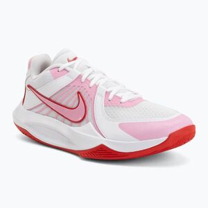 Röplabda cipő Nike Zoom Hyperspeed Court 2 white/pink rise/university red (Zoom Hyperspeed Court 2 IB9554-101) kép
