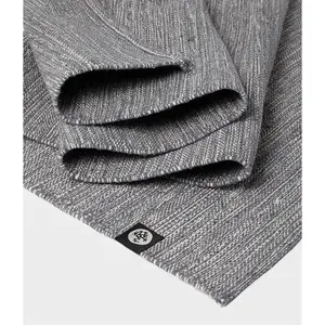 Manduka Shala Yoga Rug – pamut kültéri és utazó jógaszőnyeg – Grey Heather kép