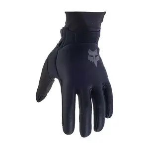 FOX Kerékpáros kesztyű hosszú ujjal - DEFEND THERMO GLOVES - fekete kép