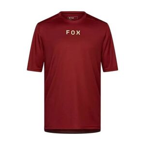 FOX Rövid ujjú kerékpáros mez - RANGER WORDMARK - piros kép
