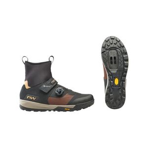 NORTHWAVE Kerékpáros cipő - KINGROCK PLUS GTX - fekete/barna kép