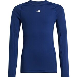 adidas TECHFIT LS TEE Y Gyerek sportos póló, sötétkék, méret kép