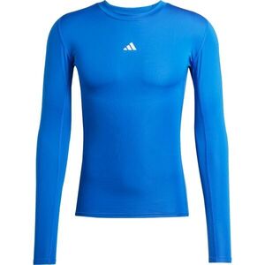 adidas TECHFIT LS TEE M Férfi sportos póló, kék, méret kép