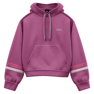 Vans LORRAINE PULLOVER FLEECE Női fleece pulóver, bordó, méret kép