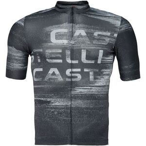 Castelli STRATUS LOGO JERSEY Férfi kerékpáros mez, sötétkék, méret kép