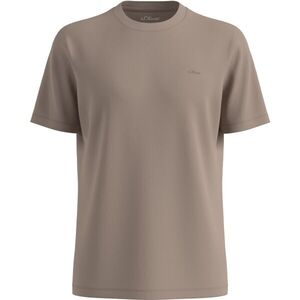 s.Oliver BAUMWOLL-T-SHIRT MIT LOGO-PRINT Férfi póló, barna, méret kép
