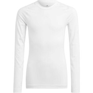 adidas TECHFIT LS TEE Y Gyerek sportos póló, fehér, méret kép