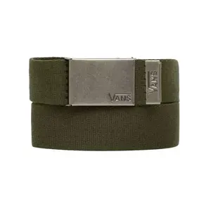 Vans DEPPSTER II WEB BELT Textil öv, sötétzöld, méret kép