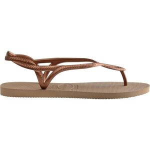 HAVAIANAS LUNA Női flip-flop papucs, barna, méret 41/42 kép
