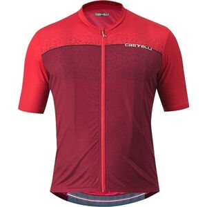 Castelli UNLIMITED ENTRATA Férfi kerékpáros mez, bordó, méret kép