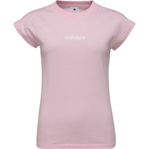 adidas ESSENTIALS LINEAR SINGLE Női póló, rózsaszín, méret kép