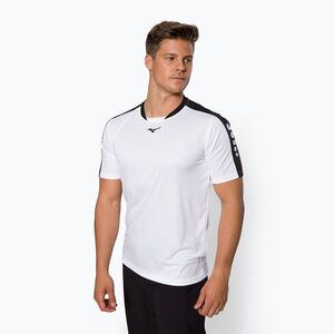 Férfi edzőpóló Mizuno Soukyu SS fehér X2EA750070 (Soukyu SS X2EA750070) kép