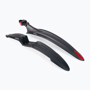 POLISPORT Cross Country Evo Set 24/26 Mtb fekete MD kerékpár sárvédők 8622100008 (Cross Country Evo MTB set MD 8622100008) kép