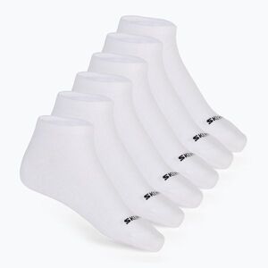 Férfi zokni SKECHERS Non Terry Low Cut 6 pár white traditional (Non Terry Low Cut S601841-100) kép