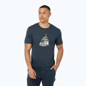 Férfi póló super.natural Carski Tee blueberry/various (Carski Tee SNMP01219) kép