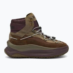 Női cipők Moon Boot Moon247 Xlace Mid cargo green/berry brown (Moon247 Xlace Mid 80D2490070-HM04) kép