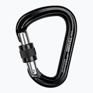 Karabiner Grivel Delta K5N Screw Lock black/black (Delta K5N Screw Lock RSK5N.BS) kép