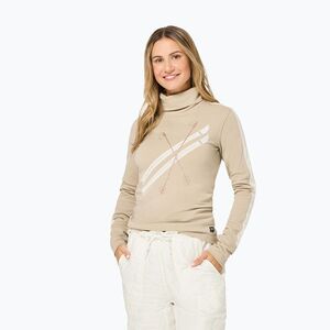Női pulóver Super.Natural KryTeeede Ski Roll Neck pepper/white/mountain trail gl/white (Kryssede Ski Roll Neck SNW024030/48J) kép