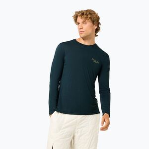Férfi hosszú ujjú póló super.natural Apres Ski blueberry/various (Apres Ski SNMP02113/W55) kép