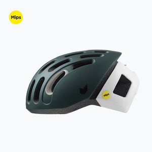 MTB kerékpáros bukósisak Catlike Whisper II green forest/white matte (Whisper II 7100700004) kép