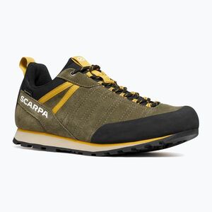 Férfi túracipők SCARPA Crux 2 GTX kalamata/lemon curry (Crux 2 GTX 72054-201) kép