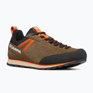 Férfi túracipők SCARPA Crux 2 caribou/rust orange (Crux 2 72054-351) kép