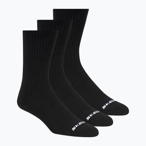 Zokni SKECHERS Non Tery Crew Arch Support 3 pack black (Non Tery Crew Arch Support S601102 001) kép