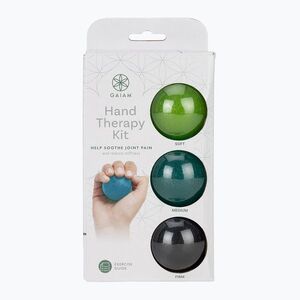 Masszázs labdák Gaiam Restore Hand Therapy Knit green/yellow/black (Restore Hand Therapy Knit 58276) kép